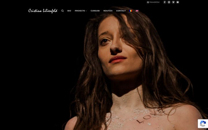 Screenshot of cristinalilienfeld.ro
