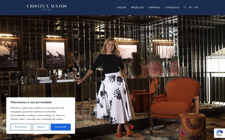 Screenshot of cristinamatos.pt