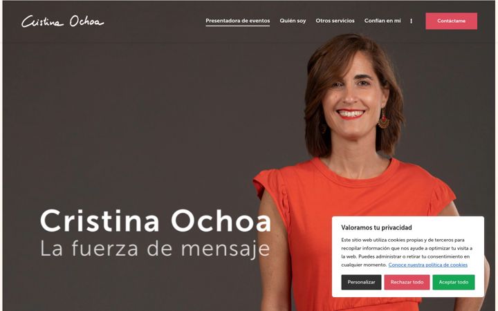 Zrzut ekranu cristinaochoa.es