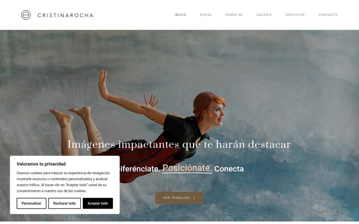 Screenshot of cristinarocha.net