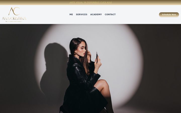 Screenshot of cristinasbeauty.com