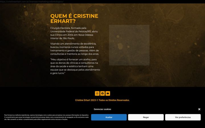 Screenshot von cristineerhart.com.br