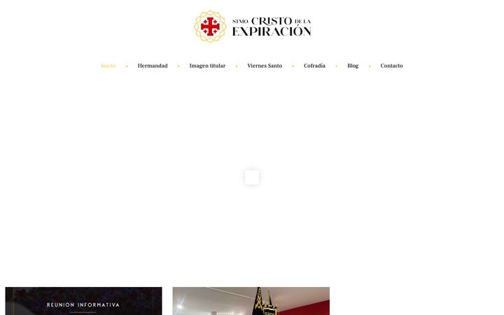 Snímek obrazovky cristodelaexpiracion.es