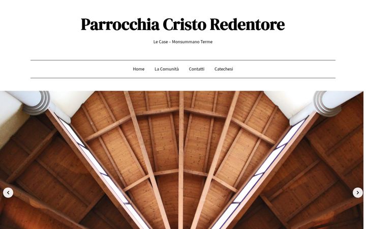 Kuvakaappaus sivustosta cristoredentore.it