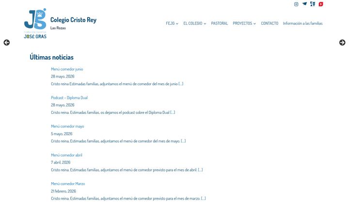 Screenshot of cristoreylasrozas.org
