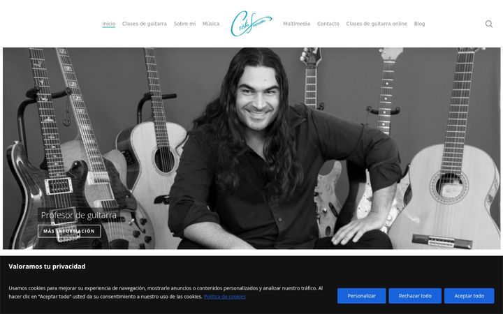Screenshot of cristosocorro.es