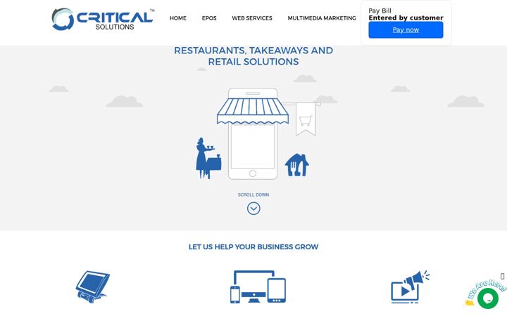 Screenshot ta' criticalsolutionsltd.co.uk