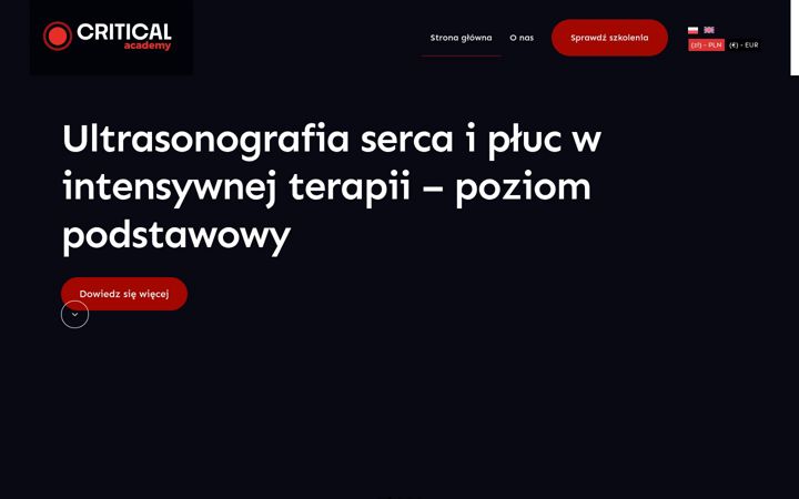 Screenshot of criticalusg.com