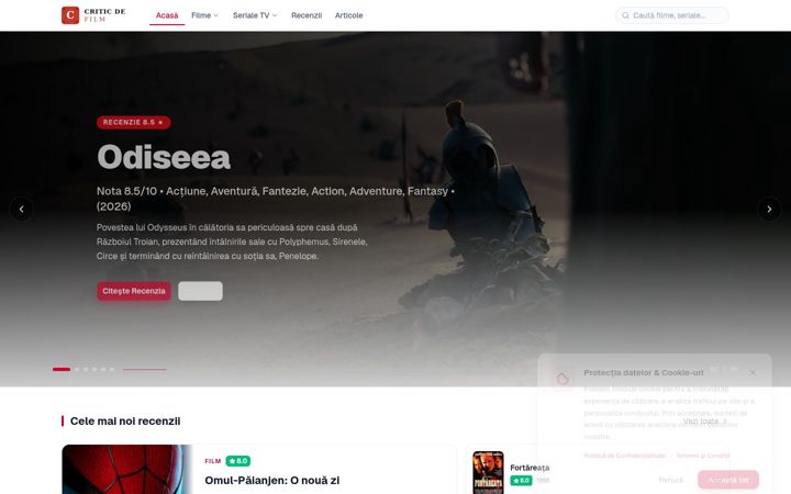 Skärmbild av criticdefilm.eu