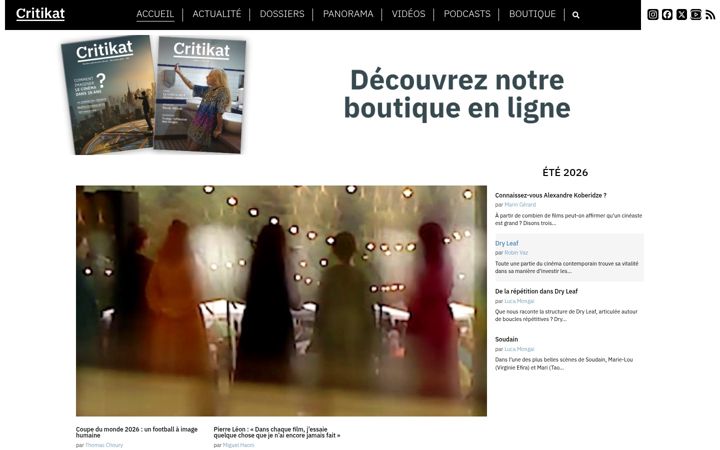Screenshot of critikat.com