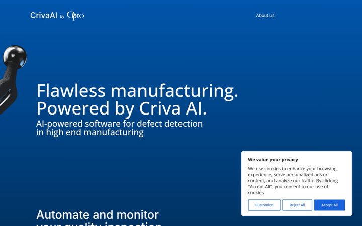 Screenshot of criva.ch
