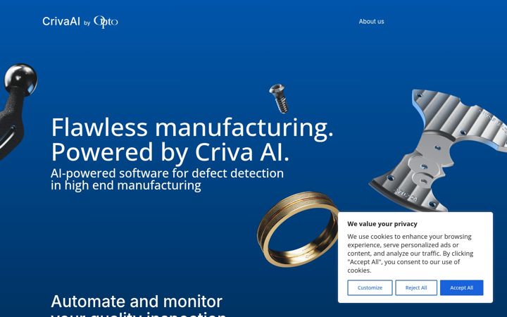 Screenshot of criva.io