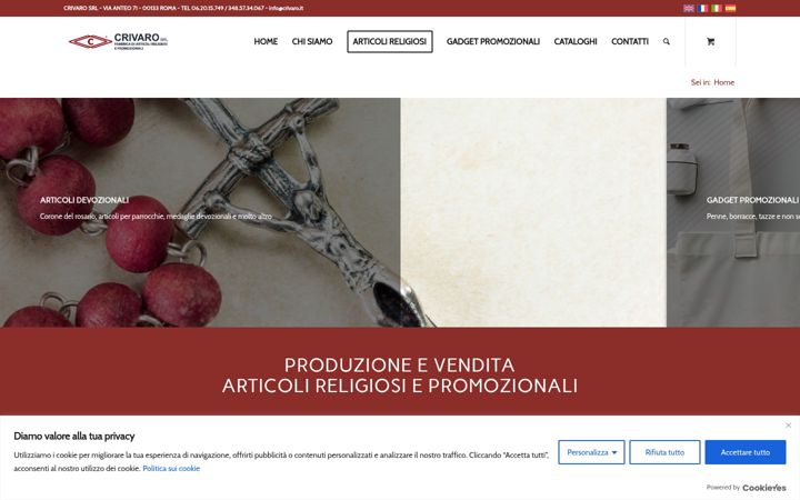 Zrzut ekranu crivaro.it