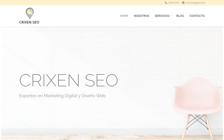 Screenshot of crixenseo.com