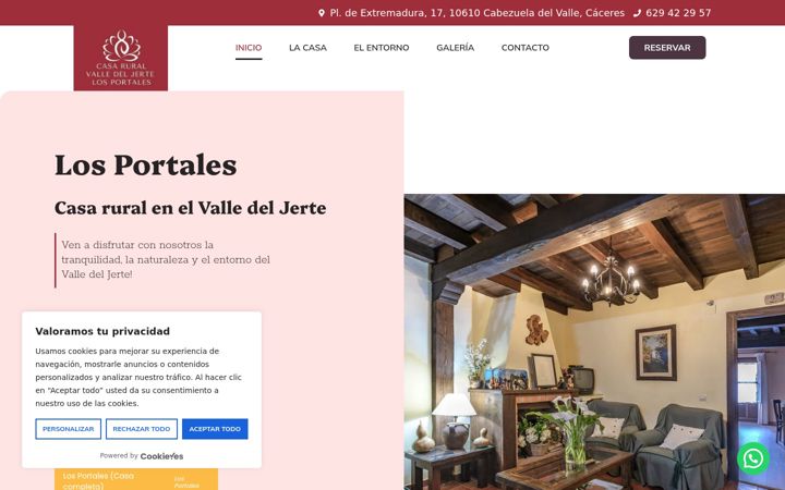 Screenshot of crlosportales.com