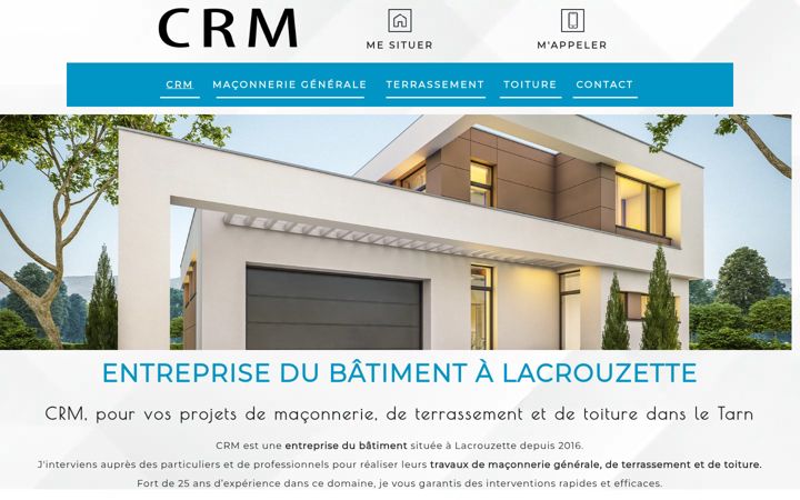 Ekrānuzņēmums no crm-lacrouzette.fr