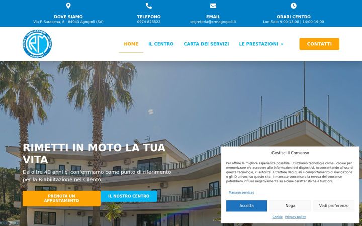 Screenshot of crmagropoli.it