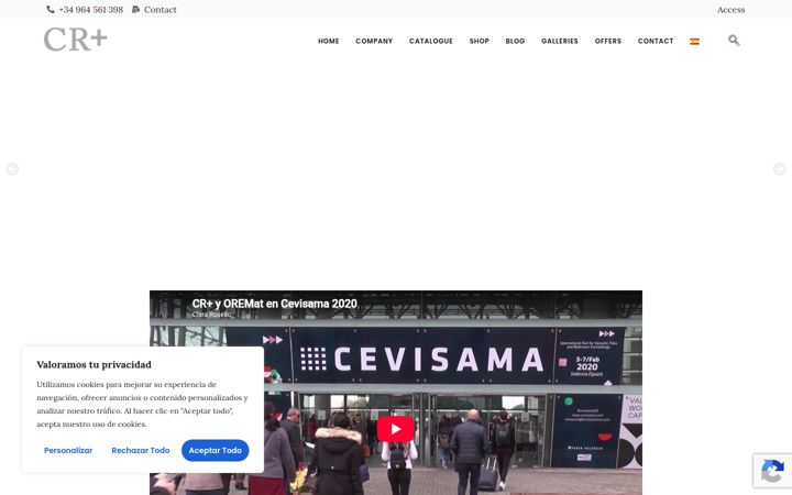 Screenshot of crmas.es