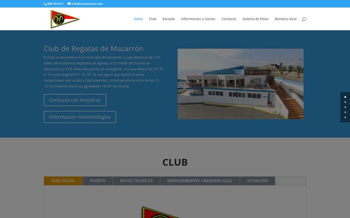 Screenshot of crmazarron.com