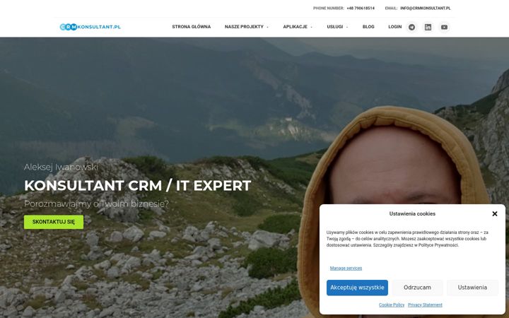 Screenshot of crmkonsultant.pl