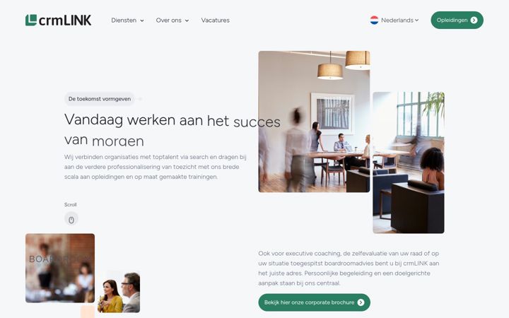 Zrzut ekranu crmlink.nl