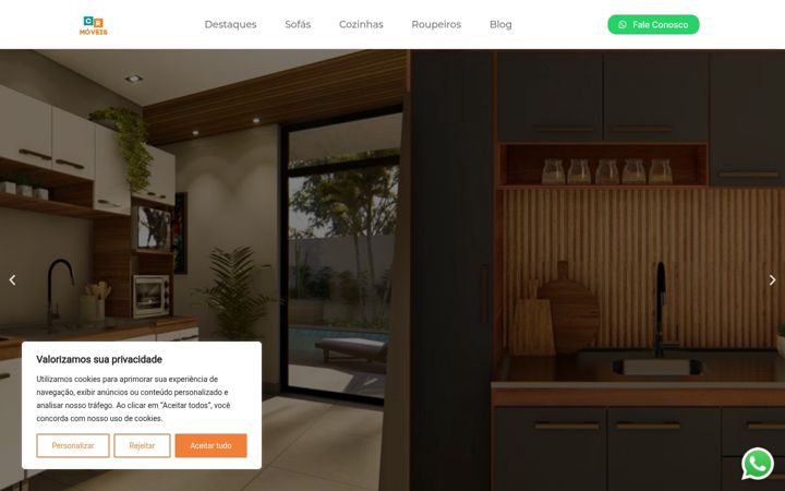 Screenshot of crmoveis.com.br