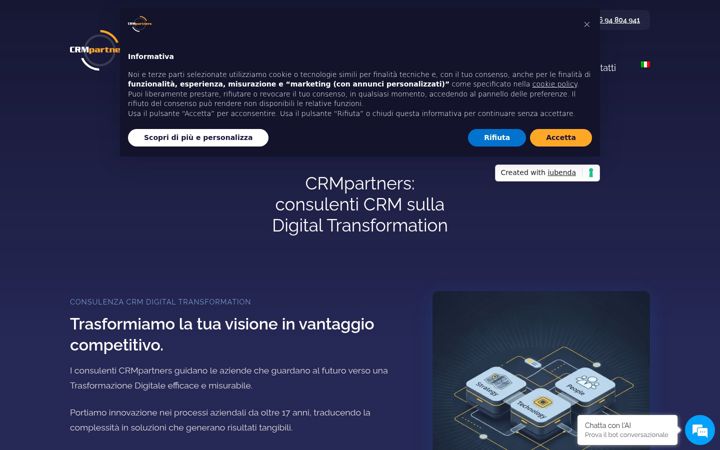 Screenshot of crmpartners.it