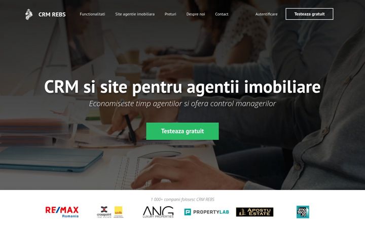 Screenshot of crmrebs.ro