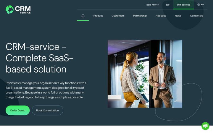 Screenshot of crmservice.com