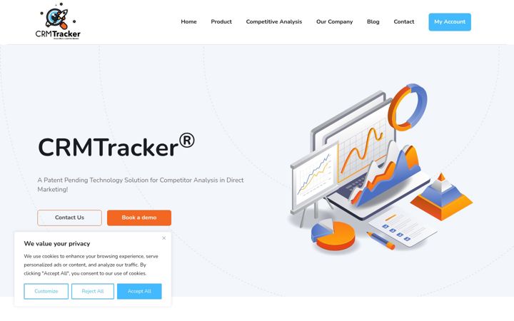 Screenshot of crmtracker.com