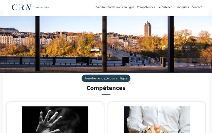 Screenshot of crn-avocats.fr