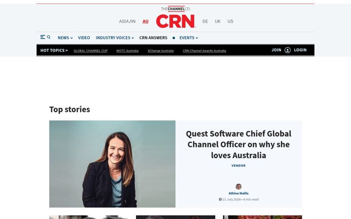 Screenshot of crn.com.au
