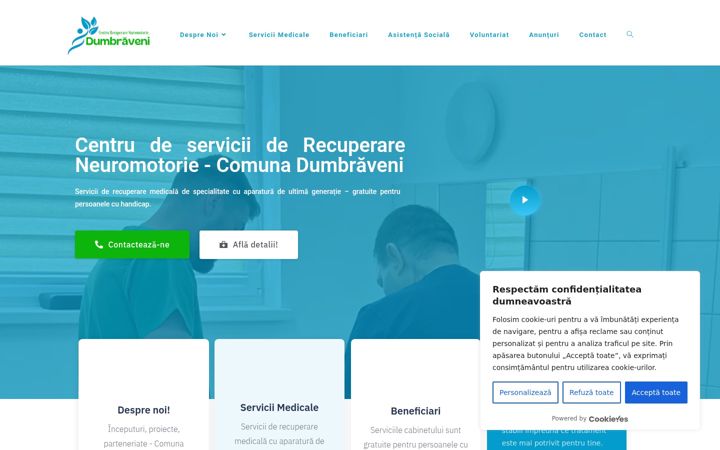 Screenshot of crndumbraveni.ro