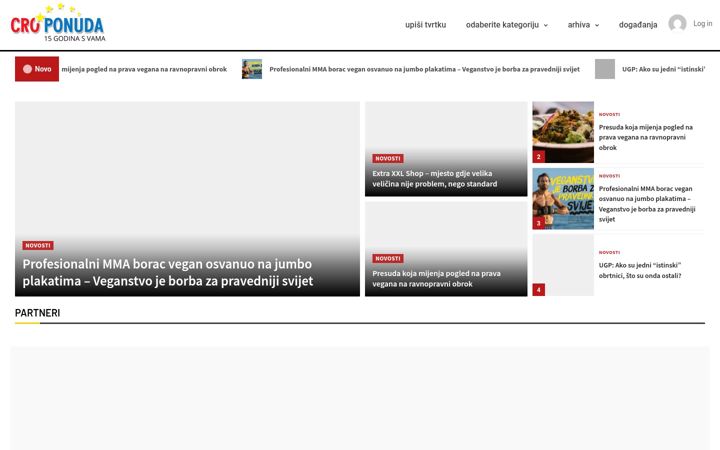 Skärmbild av cro-ponuda.eu