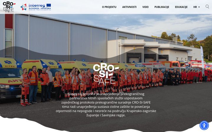 Screenshot of cro-si-safe.eu
