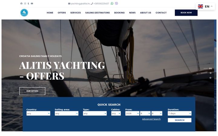 Screenshot of croatia-sailing-family-holidays.com