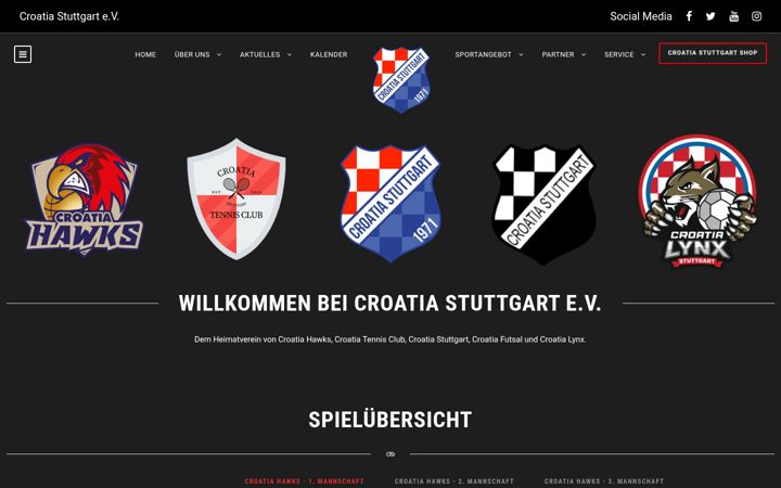 Screenshot of croatia-stuttgart.de