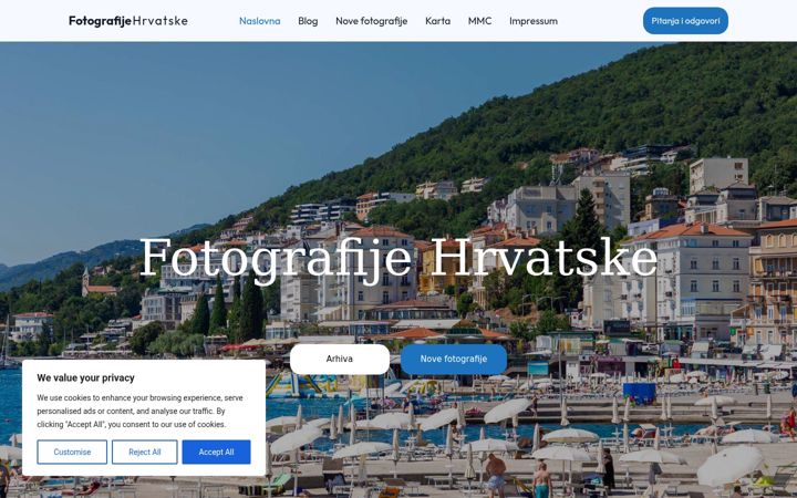 Screenshot of croatiacaptured.com