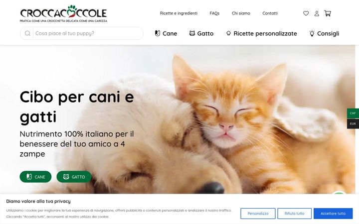 Screenshot of croccacoccole.com