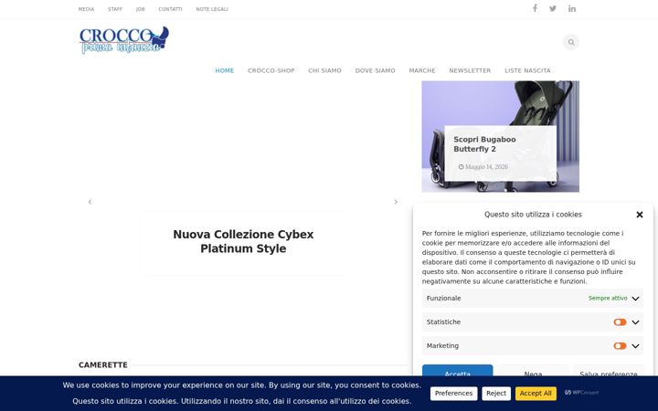 Screenshot of croccoprimainfanzia.com
