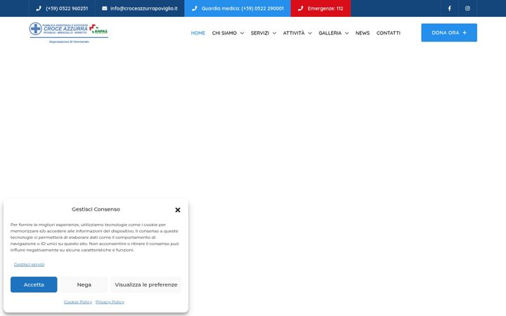 Screenshot of croceazzurrapoviglio.it