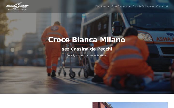 Captura de pantalla de crocebiancacassinadp.org