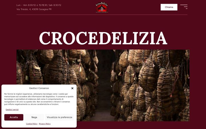 Screenshot of crocedelizia.com