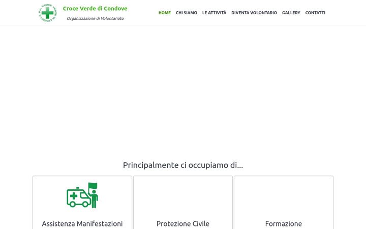 Screenshot of croceverdecondove.it