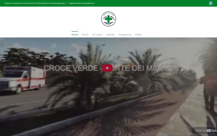 Screenshot of croceverdeforte.com