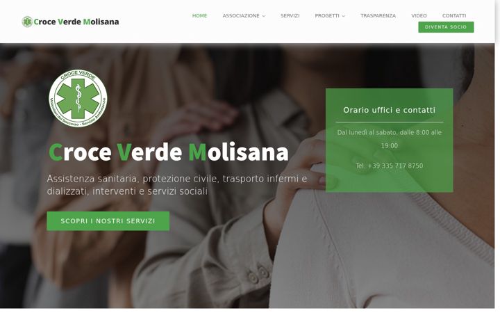 Screenshot of croceverdemolisanaodv.it