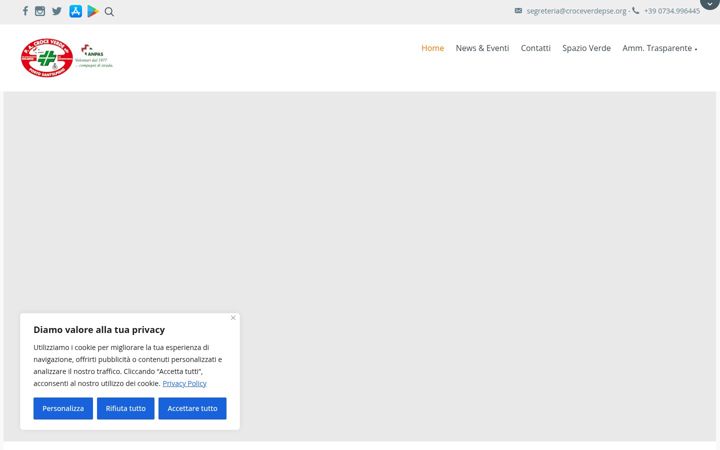 Screenshot of croceverdepse.org