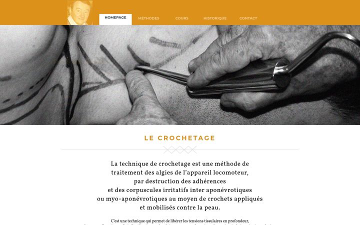 Screenshot of crochetage.be