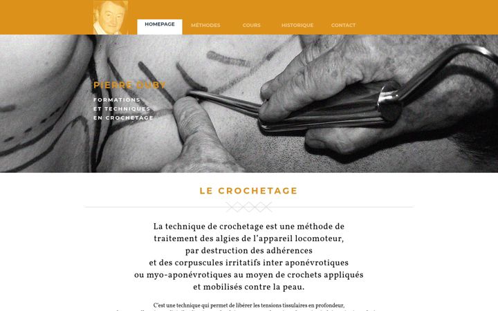 Screenshot of crochetageduby.be