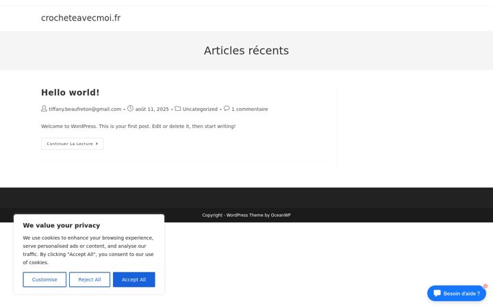 Screenshot of crocheteavecmoi.fr